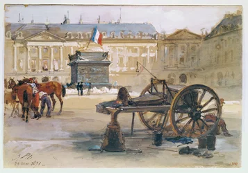 Commune de Paris : La chute de la colonne Vendôme, 29 mai 1871